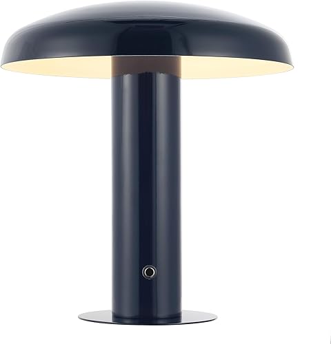 Vista 7 de JONATHAN Y JYL7114C Suillius - Lámpara de mesa LED integrada de hongos de 11 pulgadas, contemporánea, bohemia, recargable, inalámbrica, portátil