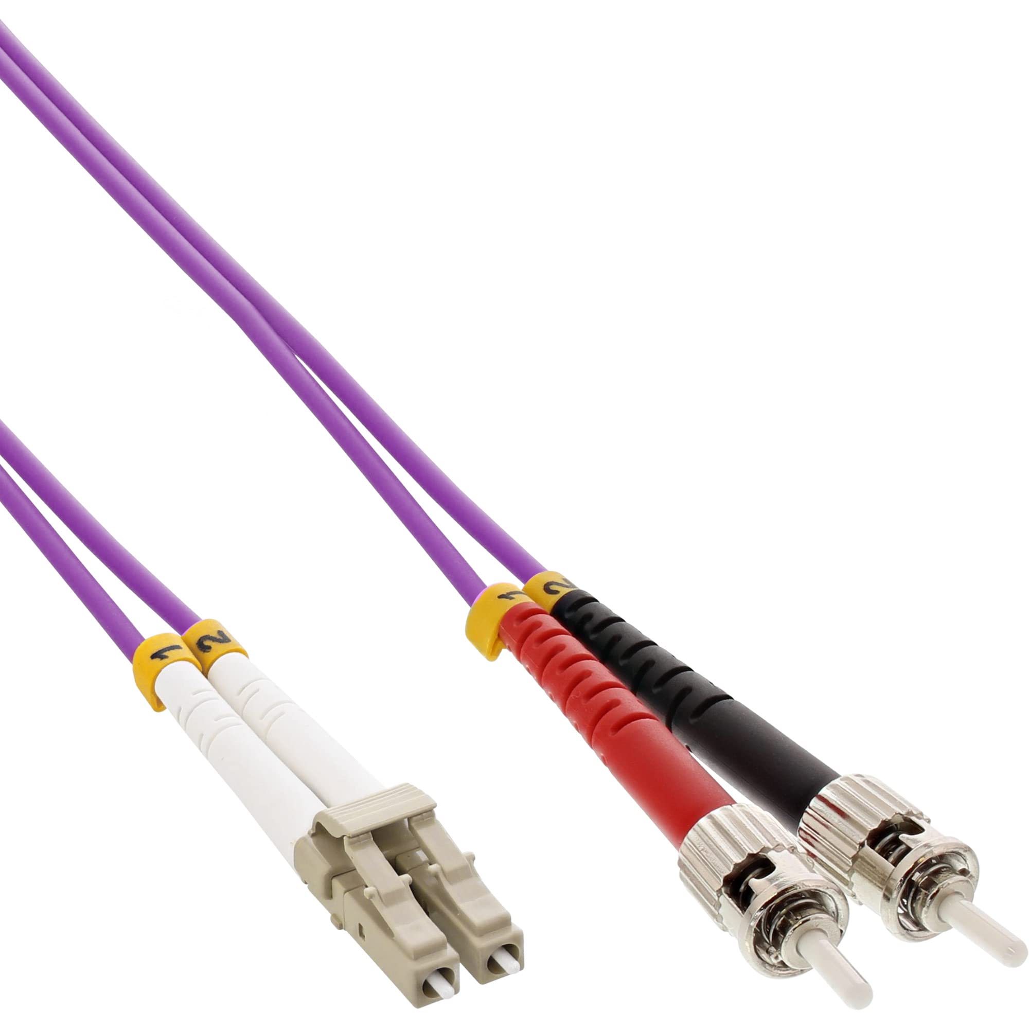 InLine 88502P LWL Duplex Cable LC Male to ST Male/OM4/2 m