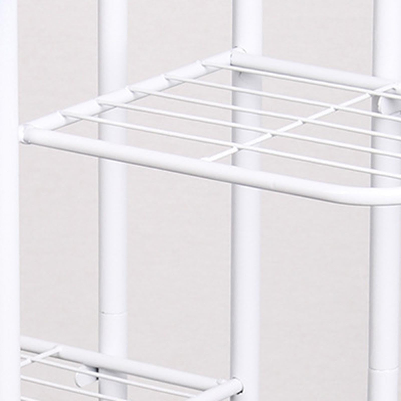 Portapiante Per Interni Scaffale Portavasi In Metallo A 4 Ripiani E Robusto | Portafiori In Metallo Per Interni, Esterni, Giardino, Patio, Balcone, , Angolo Del Soggiorno
