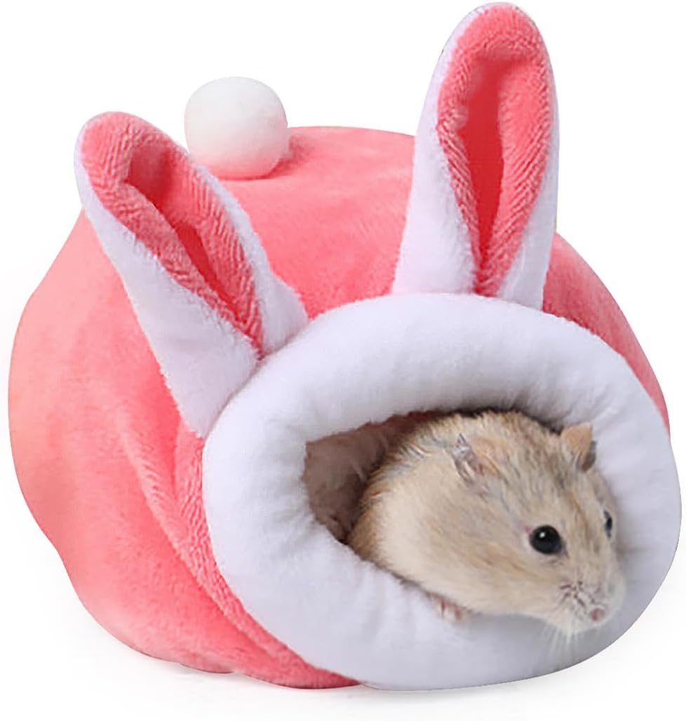 Picture of Tabanzhe 1psc Mini Hamster Bed Soft and Cozy Small Animal Bedding for ...