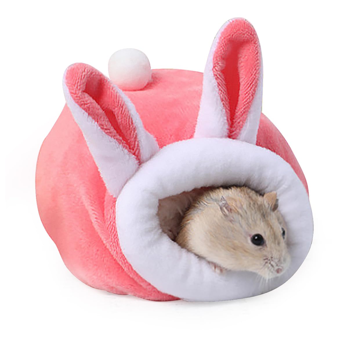 Tabanzhe 1psc Mini Hamster Bed Soft and Cozy Small Animal Bedding for Hamsters Hedgehogs, Guinea Pigs, Winter Sleep Nest