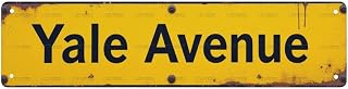 Elegant Tin Signs 16 * 4 Inch Florence Ave Sign for Living Room, Porch, Bar | beachy wall decor, laundry decor, man cave decor