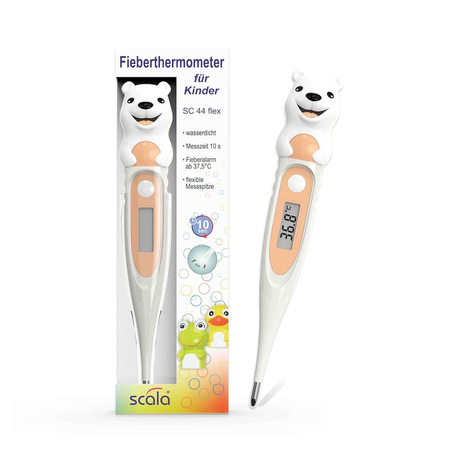 scala thermomètre clinique numérique SC 44 flex Speed ours polaire
