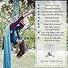 WWahuayuan-10M-Premium-Aerial-Silks-Equipment-Yoga-Pilates-Swing-Aerial-Yoga-Antigravity-Hammock-Trapeze-for-Acrobatic-DanceAir-Yoga-Aerial-Yoga-Hammock WWahuayuan 10M Premium Aerial Silks Equipment Yoga Pilates Swing Aerial Yoga Antigravity Hammock Trapeze for Acrobatic Dance,Air Yoga, Aerial Yoga Hammock (Blue)