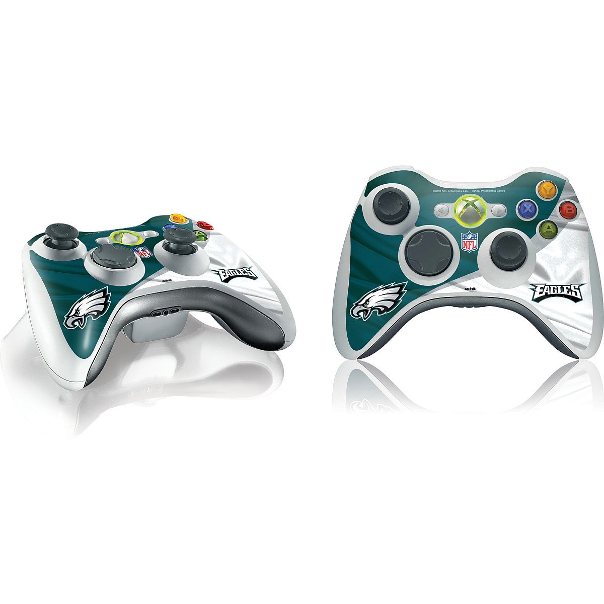 Skinit Decal Gaming Skin Compatible with Xbox 360 Wireless Controller - Officially Licensed NFL Philadelphia Eagles Design