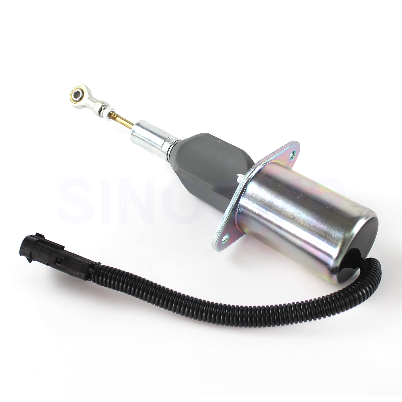 3932545 SA-4639-12 Solenoide 12V- SINOCMP Solenoide de apagado para motor Cummins 6B 5.9L, 3 meses de garantía