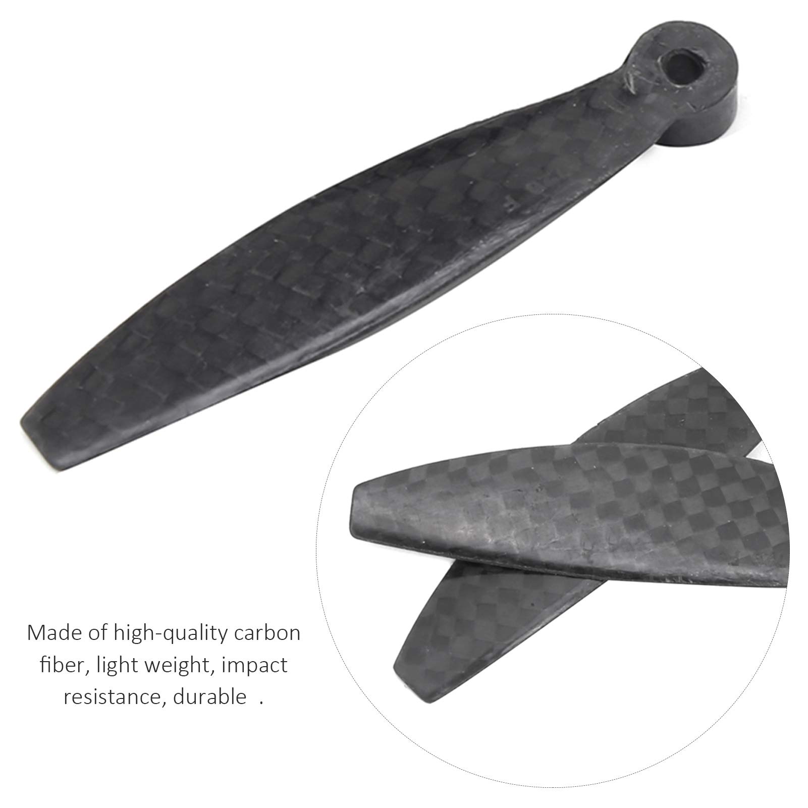 BAOFUYA Lightweight Carbon Fiber Propeller Blade Replacement for Mini 2 Drone Black for Smooth and Reliable Flights - Image 3