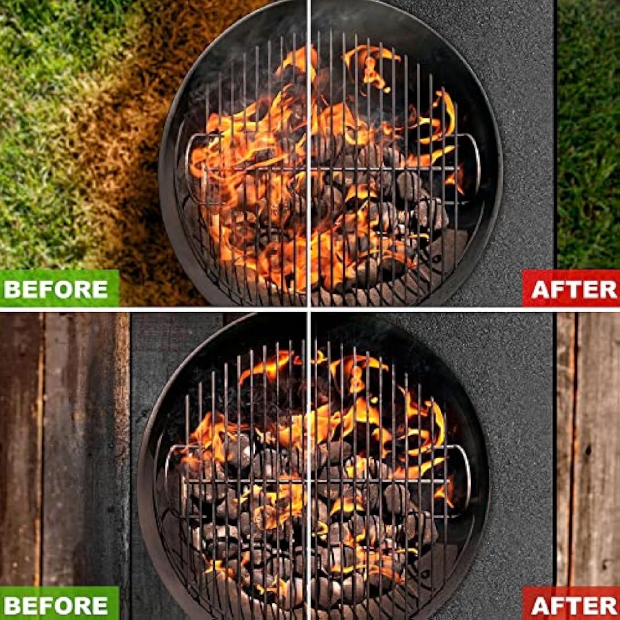 Generic Grill Mat, Fireproofing Durable Floor Mat for Lawn Outdoor Fireplace
