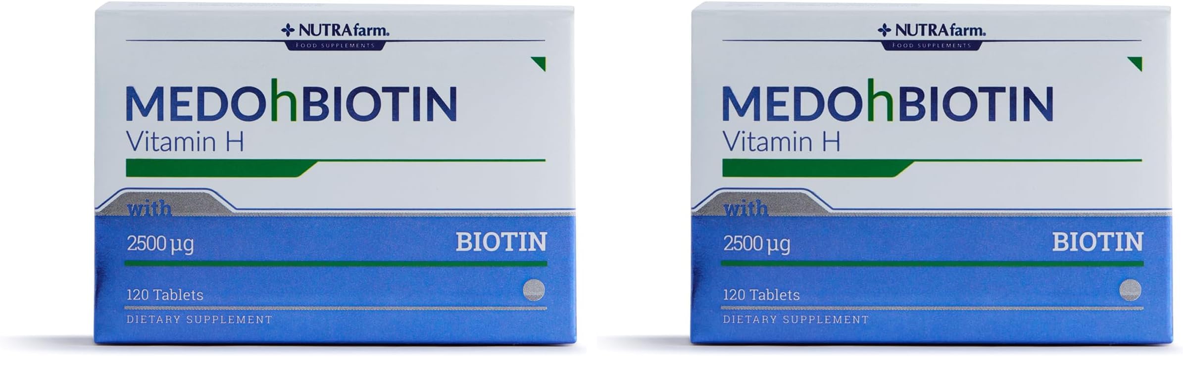 Dermoskin Medohbiotin 2,5 Mg. 120 Tablet 1 Paket (1 x 14.4 g) (2 paketi)