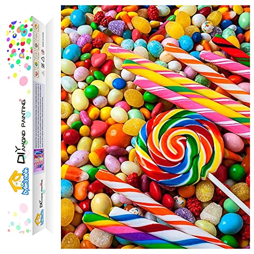 Dylan's cabin DIY 5D Diamond Painting - Full Drill Rhinestone Paint with Diamonds Home Wall Decor（candy/12x16inch