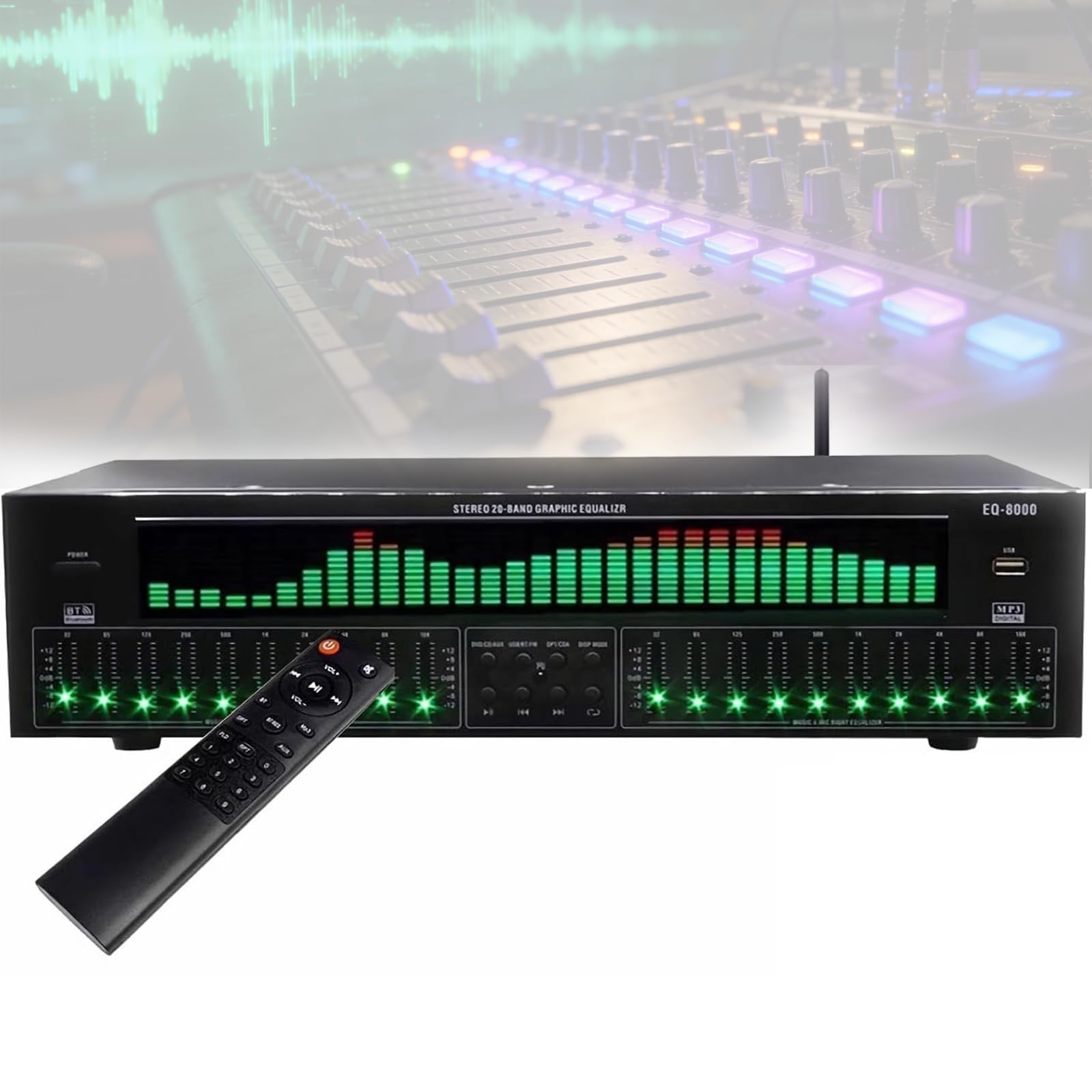 Égaliseur graphique stéréo audio numérique pour sublimer vos sessions de studio
