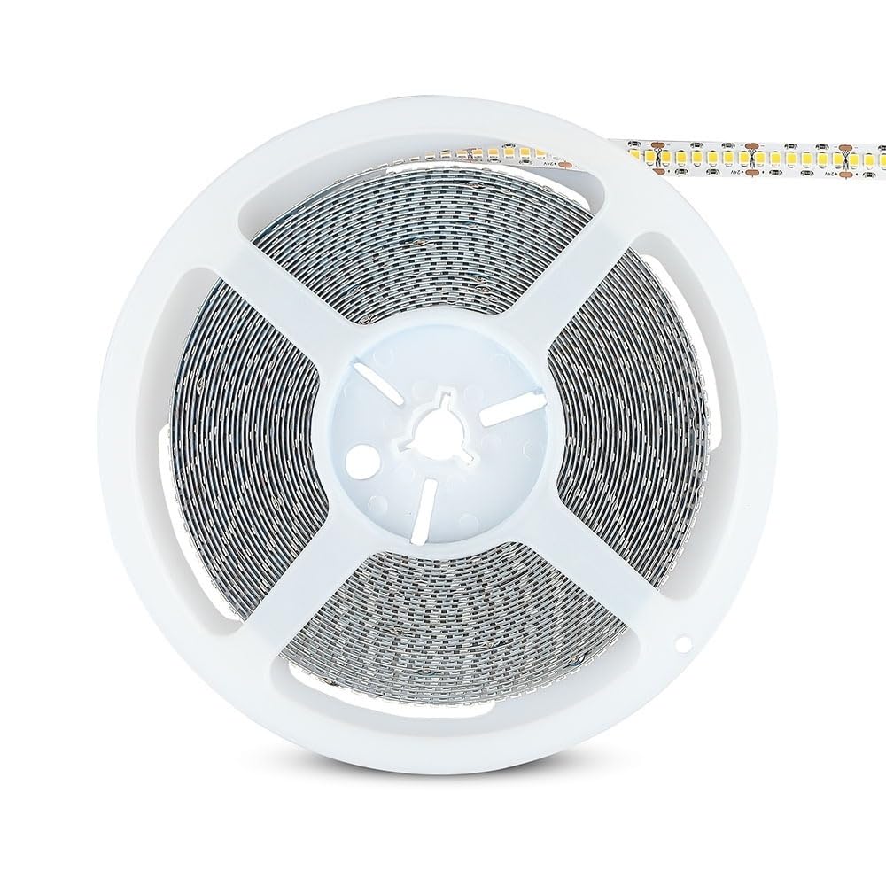 V-TAC Striscia LED Samsung SMD2835 18W/m Bobina 10m 240 LED/m 24V 6400K IP20 CRI>95