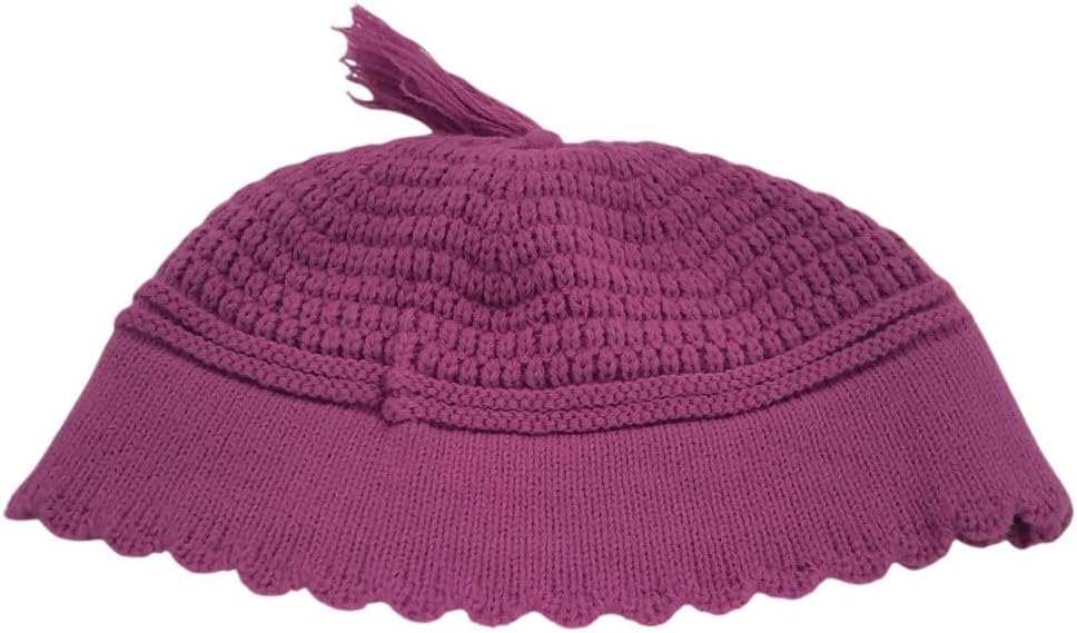 Yerushalmi Kippah Purple - Medium