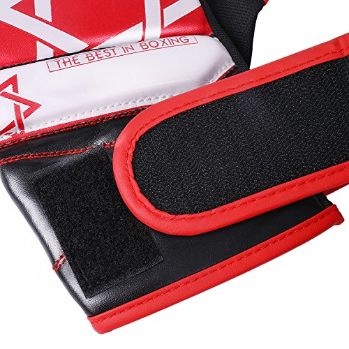 image for Flexzion MMA Grappling Gloves - Muay Thai Training Punching Bag Mitts 