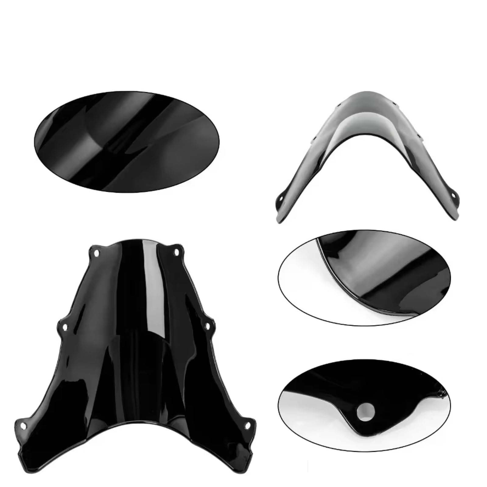 Deflector Viento Moto Compatible Con Suzuki Para SV650 Para SV650S SV1000 SV1000S 2003-2012 Accesorios De Piezas Parabrisas Motocicleta