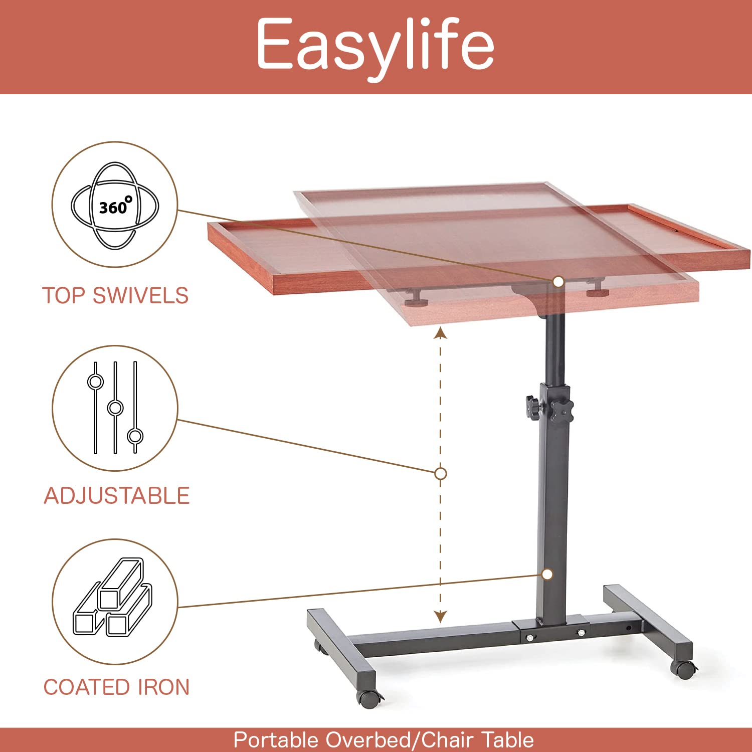 Buy Easylife Anywhere Versatile Table Portable Overbed/Chair Table