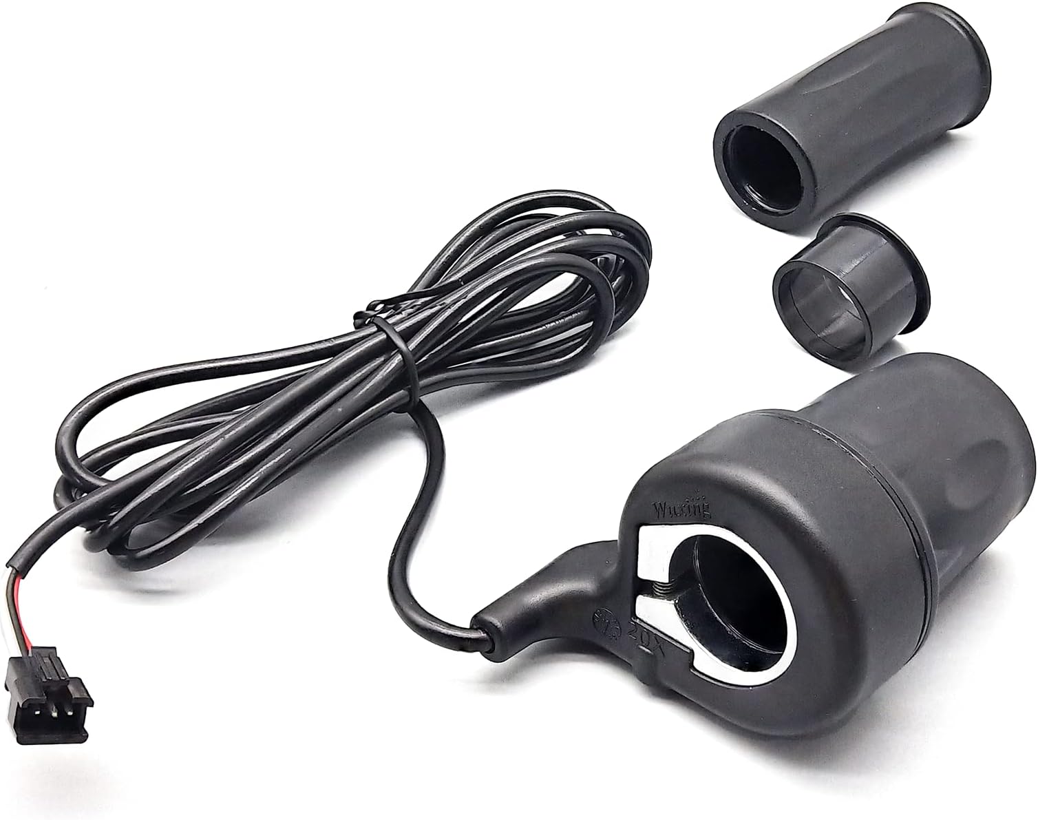 Ebike Twist Throttle 48V WUXING 20X Right Hand E bike Half Throttle Compatible 12V-72V Electric Bicycle Scooter Accessories