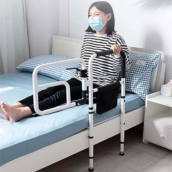 Amazon | ベッド用手すり 立ち上がり補助 手すり 高さ調整 介護用 手