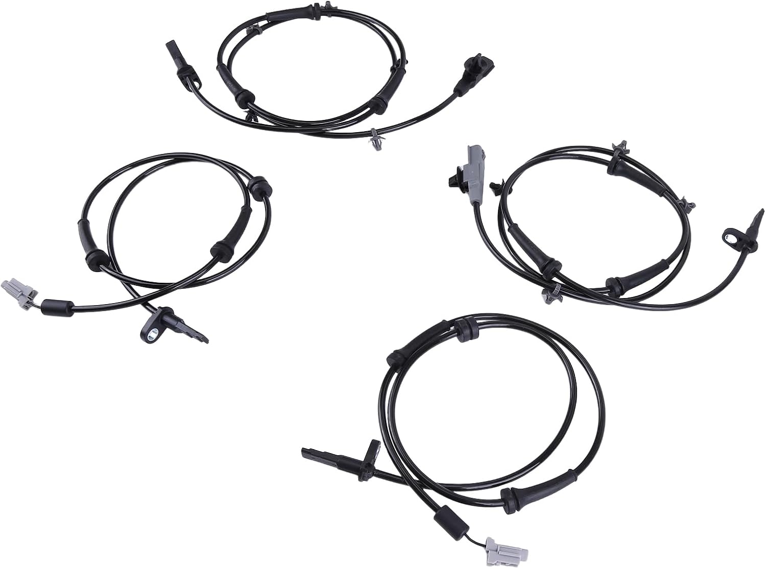 4pcs ABS Wheel Speed Sensor Fit for 2007-2012 for Nissan Altima 2009-2014 for Nissan Maxima Rear Left Rear Right Front Left Front Right ABS Sensors