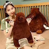 Sausudols Teddybär Plüsch 60 cm Teddy Bär Stofftier Plüschtier Kuscheltier Geschenk für Kinder und Erwachsene Dunkelbraun