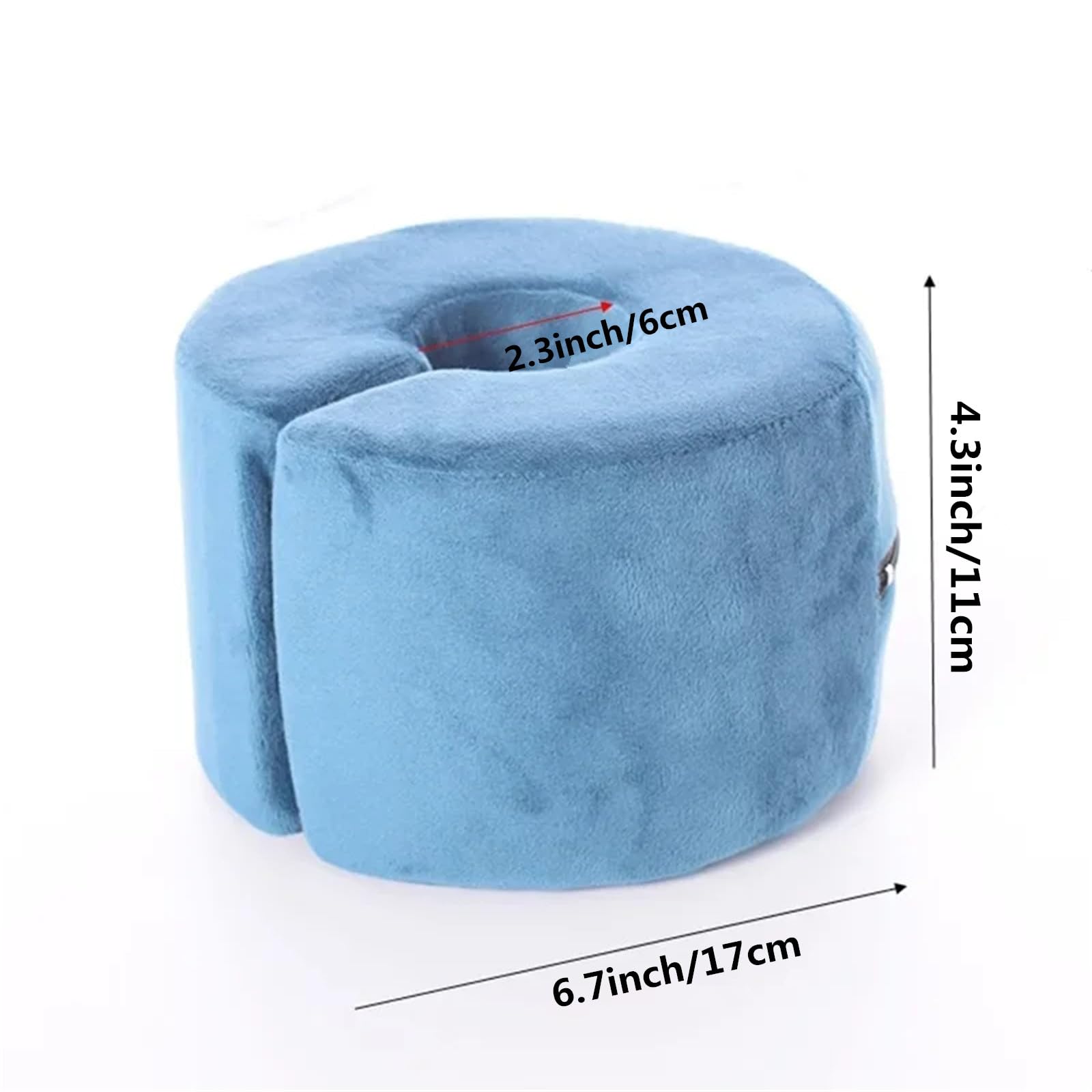 Coussin d'élévation des pieds pour cheville et talon - Coussin médical pour cheville - Coussin médical pour lit - Pour douleurs au pied, ulcères, pieds endormis - Repose-jambes - Soutien surélevé