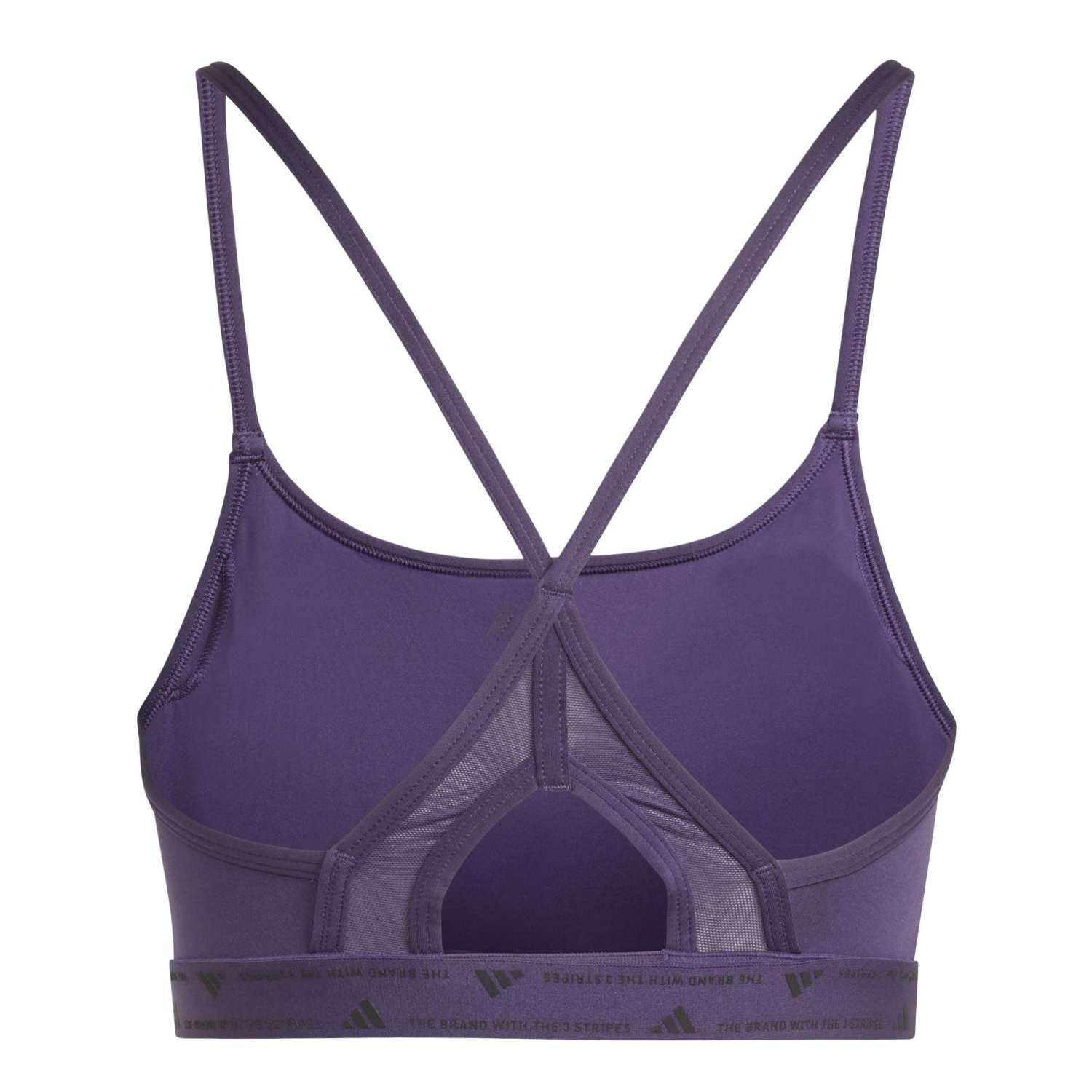 adidas Womens Sport Bra | Aerct Ls Bra | Purple | Size-S |-picture-13