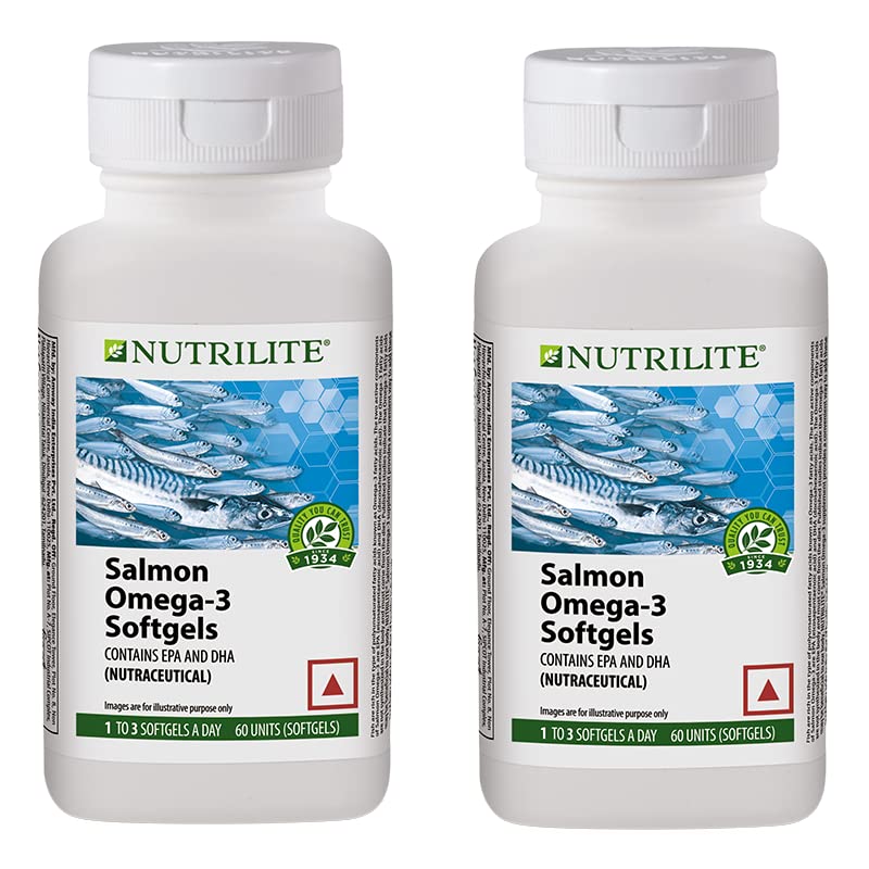 Nutrilite Amway Salmon Omega-3 60 Softgels (PACK OF 2) (B0C4QLY31V) Amazon Price History, Amazon Price Tracker