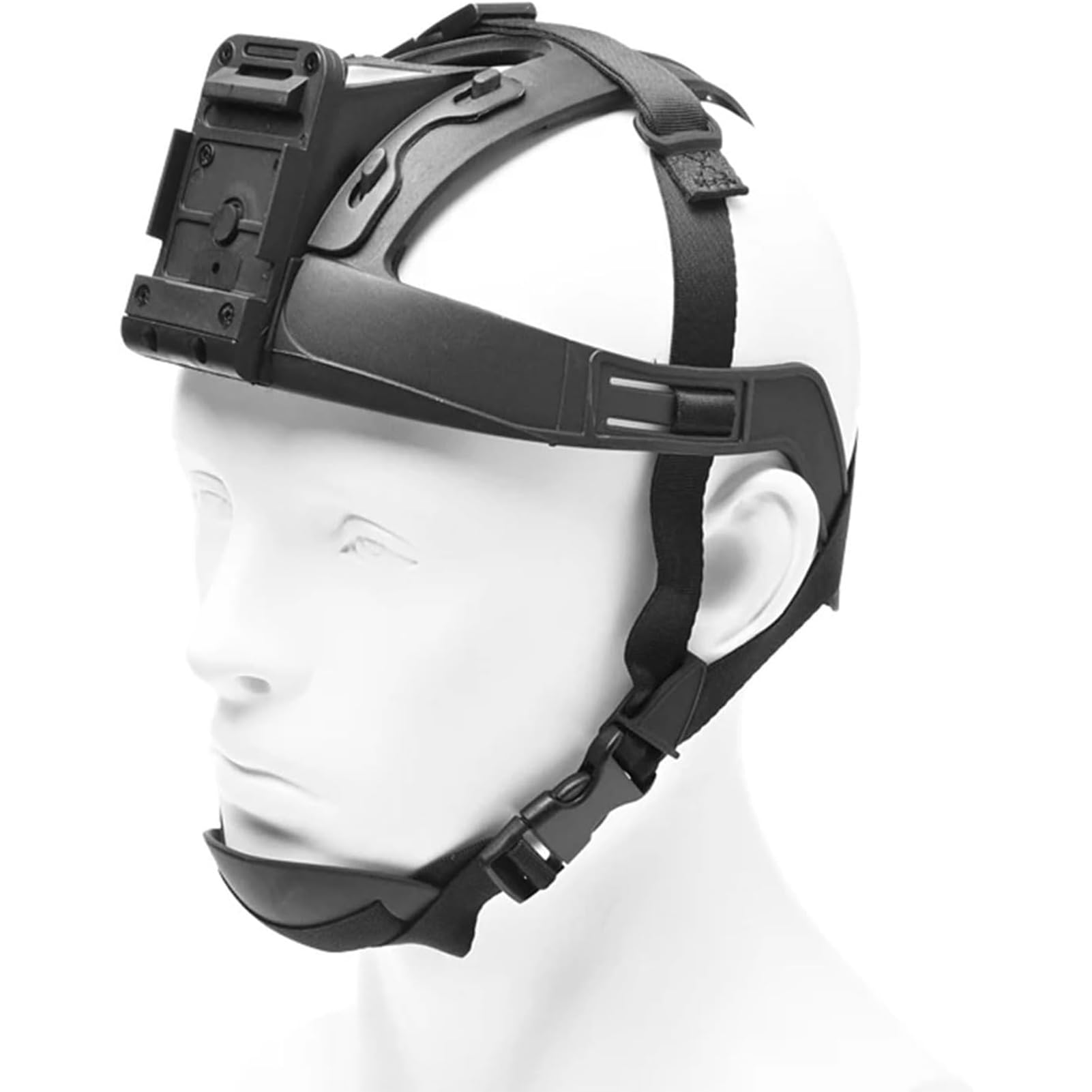 Elmetto tattico Morbido, Cinghia per la Testa per la Visione Notturna, Fascia Regolabile per Il Montaggio di NVG, Imbracatura per la Testa Compatibile con NVG10/NVG30/G1/PVS 14