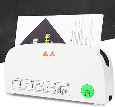 A4 Thermal Binding Machine, Electric Hot Melt Binding Machine with 33mm Max Binding Thickness, A4 Book Ridge Binding Kit 1min Fast Binding for Photo Album, Documents and Reports