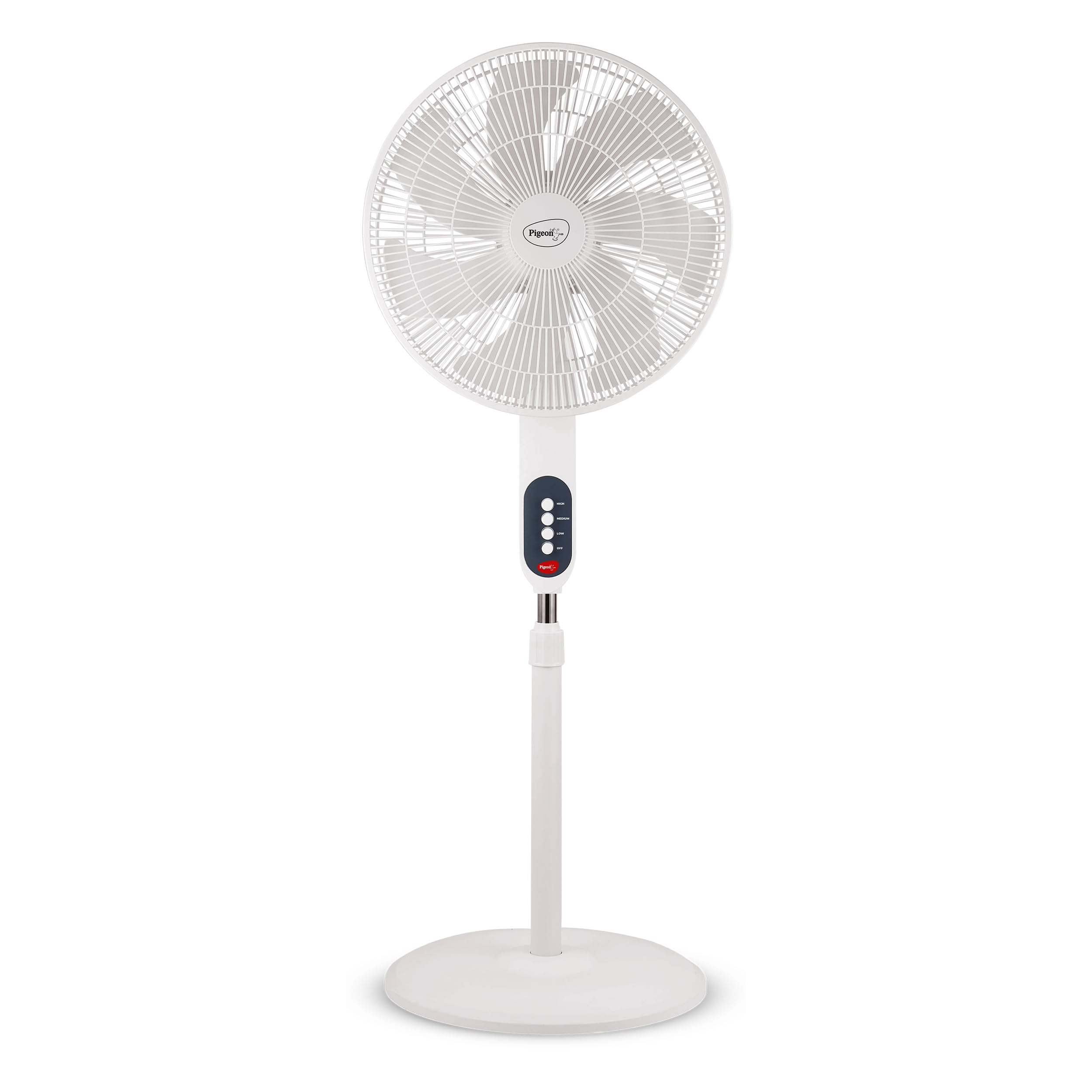 Pigeon Fantastic Pedestal Fan For Home and Office | High Speed Airflow | 7 Blades | 3 Speed Modes | White-picture-43