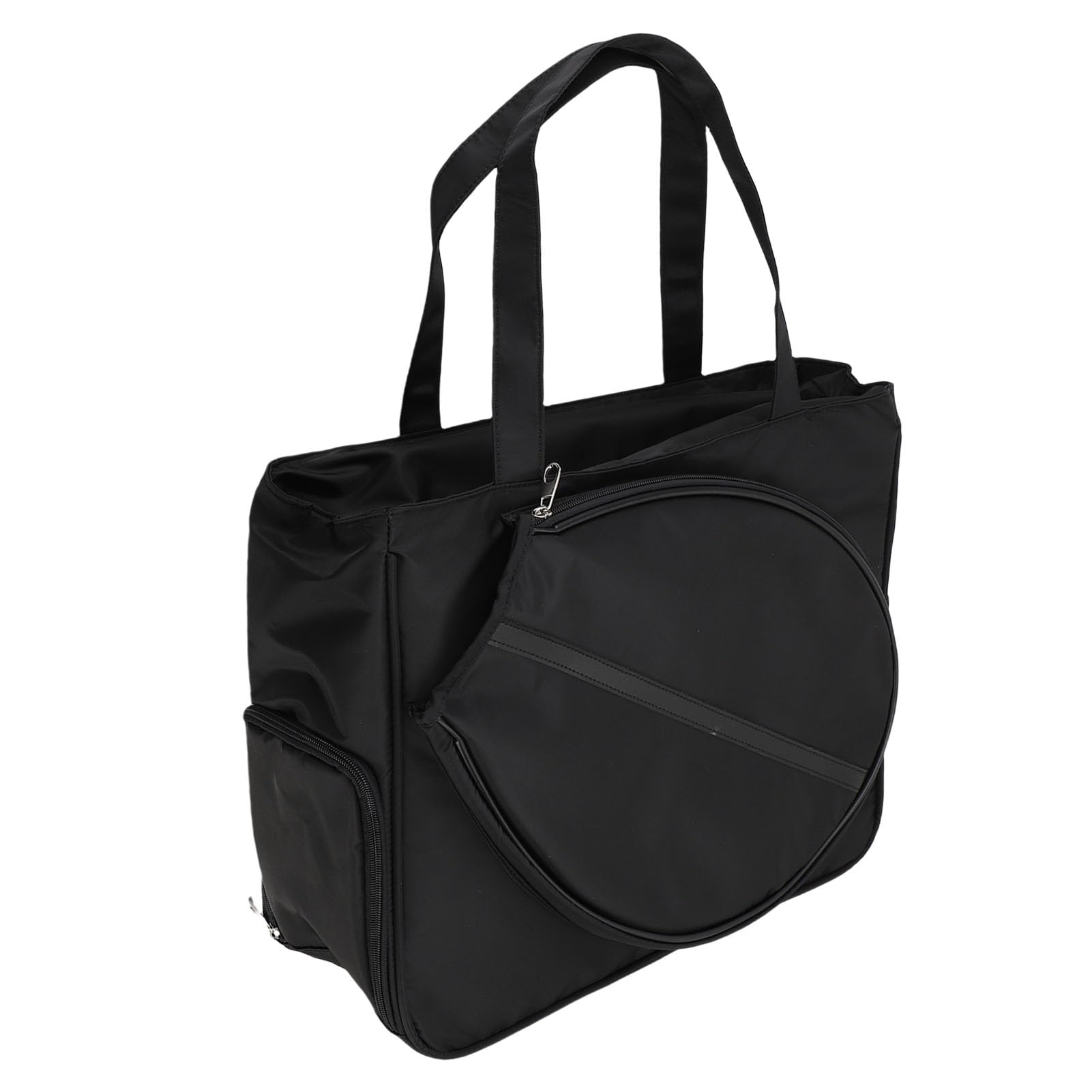 SUNGOOYUE Borsa da Tennis per Uomo Donna, Borsa a Tracolla Sportiva Sportiva a Tracolla per Racchetta da Tennis con Nylon di Grande capacità, per Palestra, Viaggi, Escursionismo,