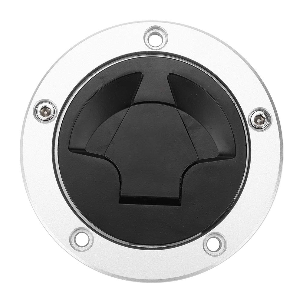 Cocoarm Tapa de para Motocicleta, Tapa de Tanque de Aceite de Aluminio con Llaves, Reemplazo Directo, de de Bloqueo Rápido para Conductores ZX 6R ZX 10R 14R
