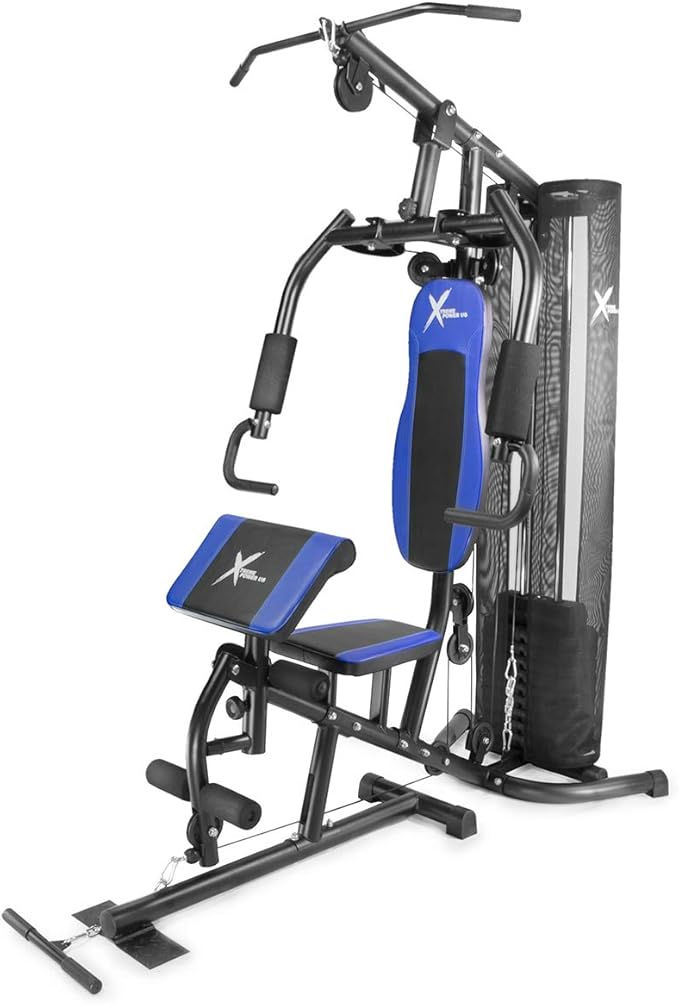 Xtremepowerus Multi Function Trainer Home Gym Station Workout Machine Whole Body Weight Training Total Body Training Amazon Ca Sports Outdoors