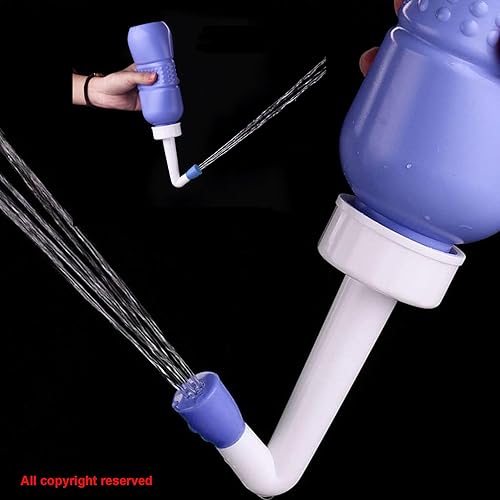 Miniatura 6 de Paquete de 2 botellas peri boca abajo para el cuidado posparto 450ML  Botella de bidé de viaje  Bidés portátiles para el nuevo bebé, recuperación