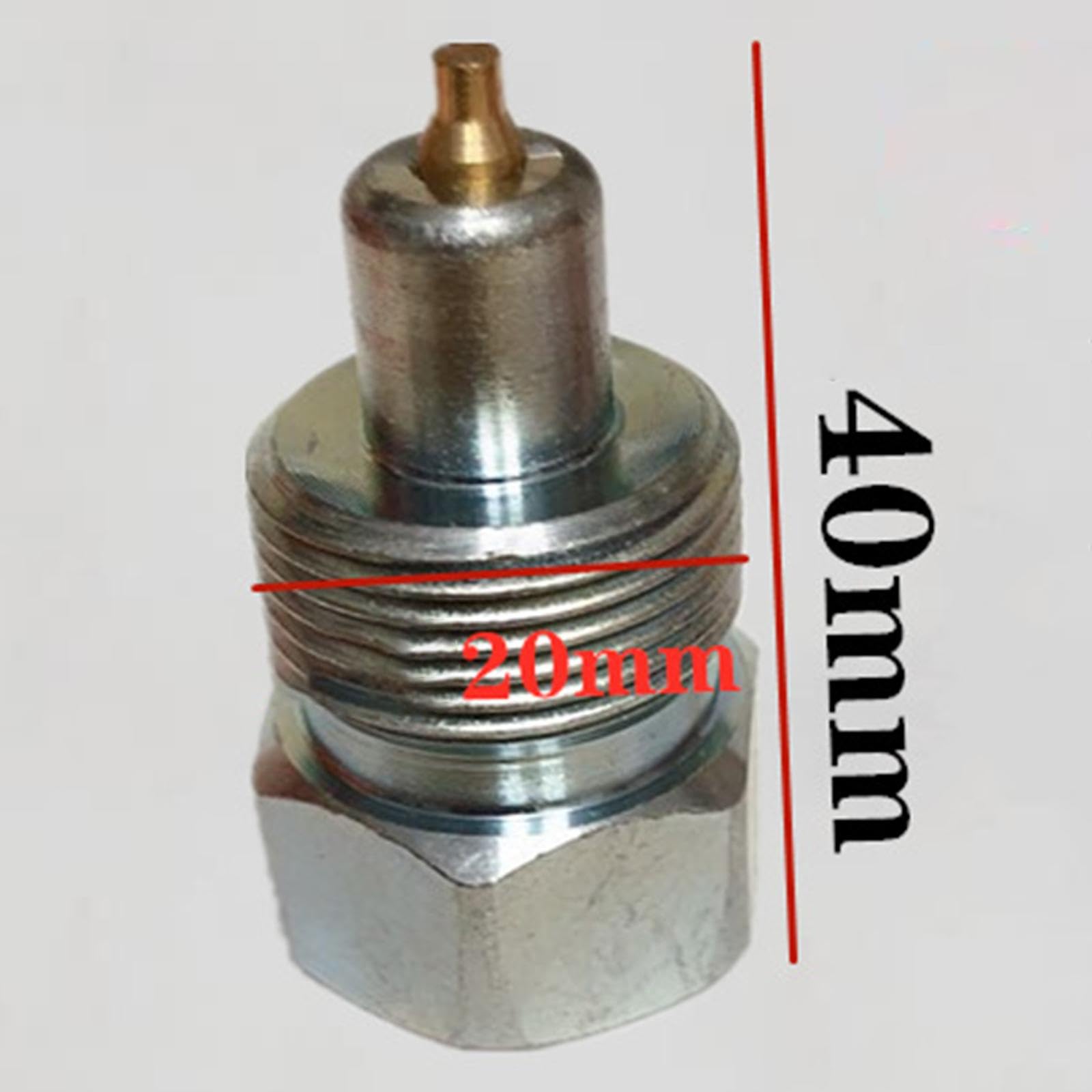 Conector de gato hidráulico, acoplador para sistemas de elevación, instalación sencilla, Masculino