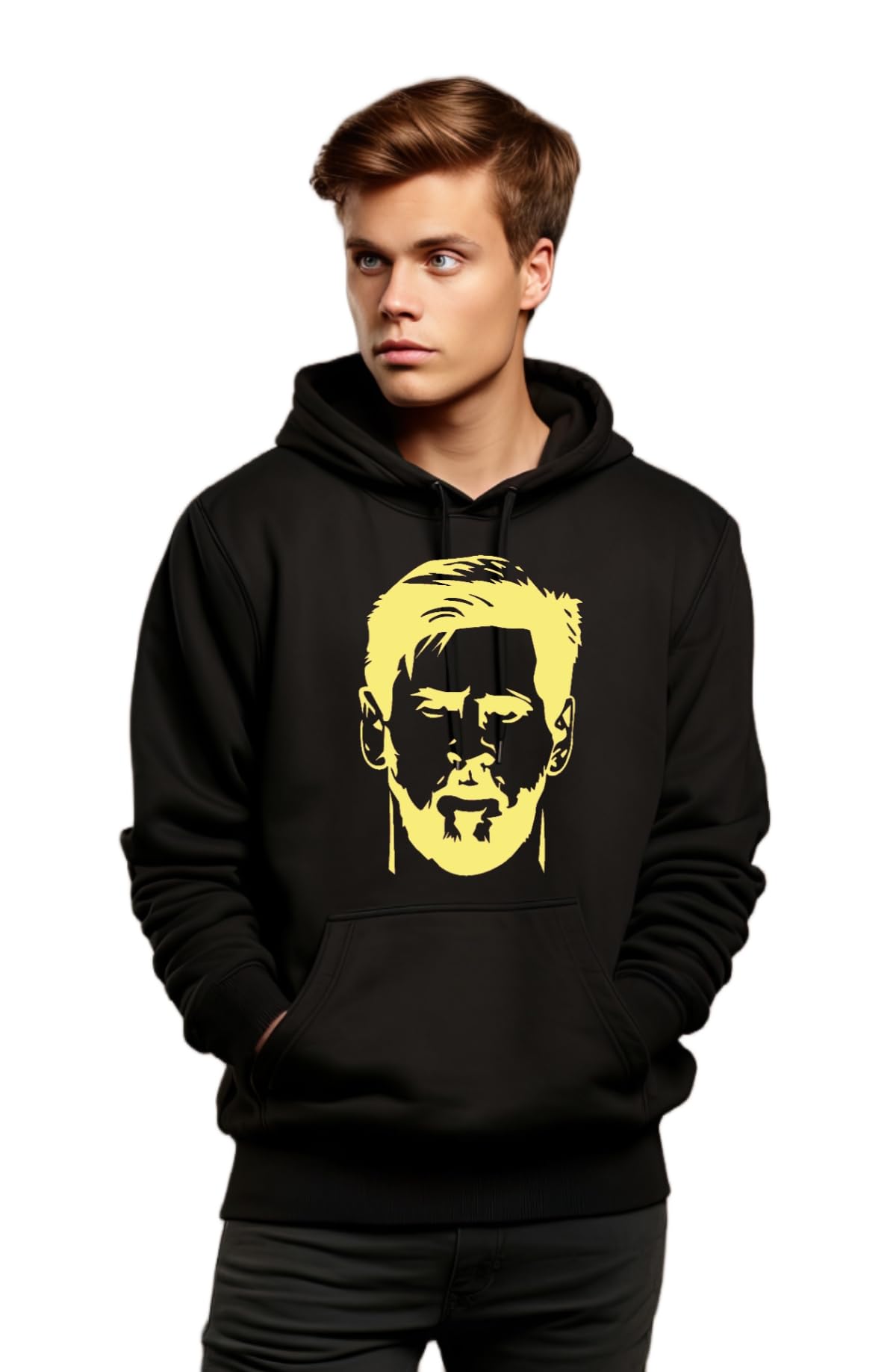 be crazy Anime Hoodie for Men & Women |Anime Graphic Printed Unisex Hoodie | Premium Cotton Fleece Regular Fit Sweatshirt | Japanese Anime Streetwear for Boys & Girls-picture-12