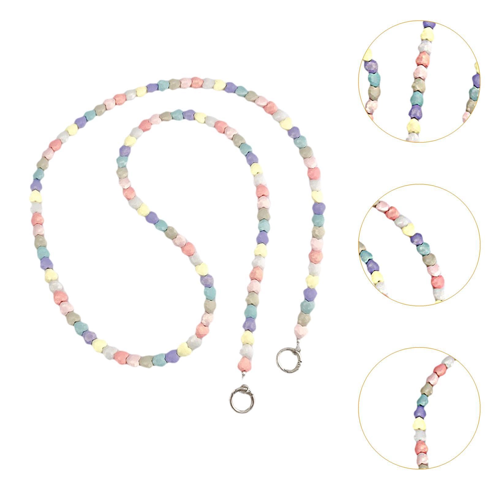 5X Cordón para Teléfono, Accesorio para Bolso, Llavero Portátil, Ligero, Práctico, Ideal para Manualidades, Regalo, Decoración, Correa de 120, 6 Piezas