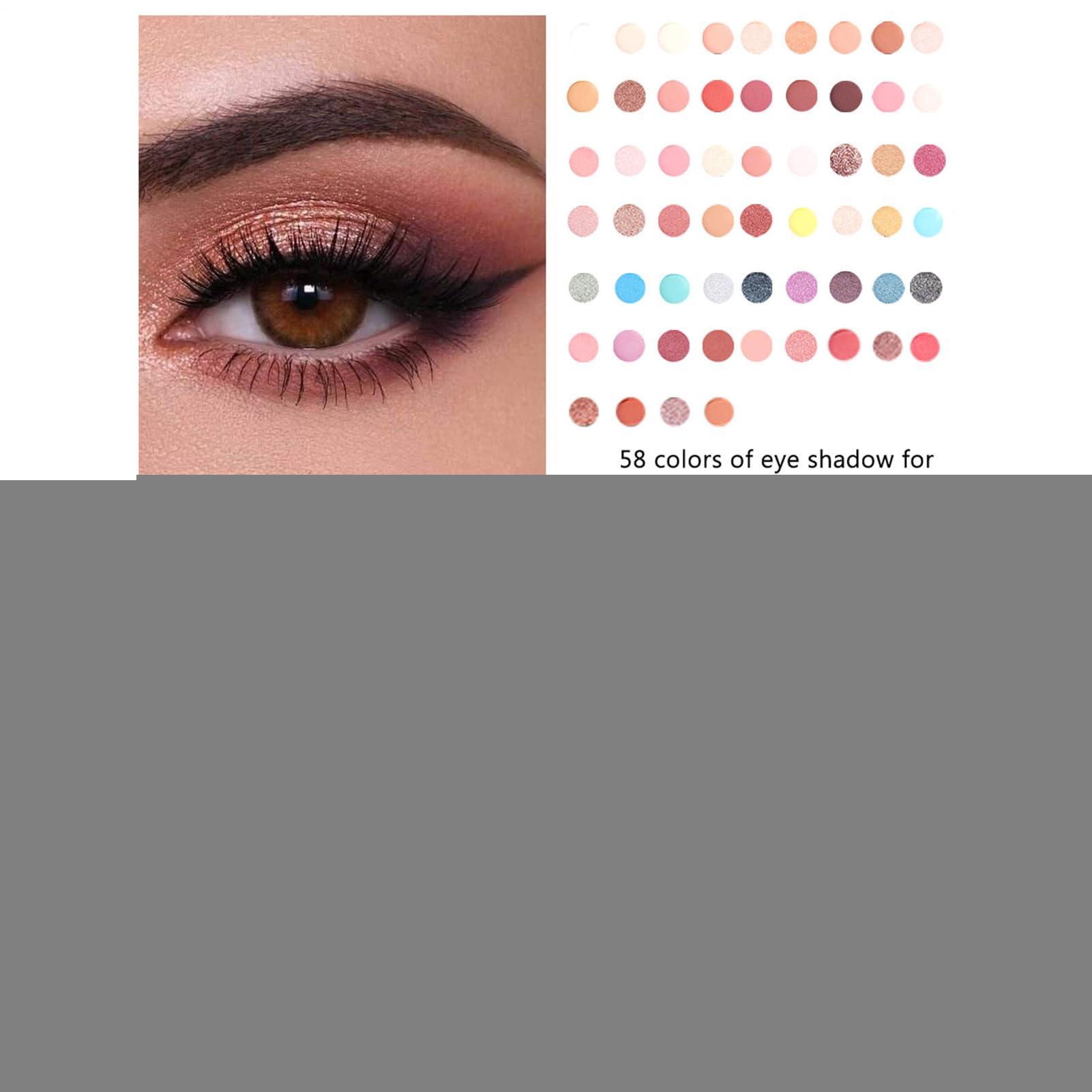 110 Farben Make-up-Palette anhaltende und gut verblendbare natürliche | Einsteiger-Make-up-Set für Frauen und Mädchen Natürliche Farben Lidschatten Lippenstift Con
