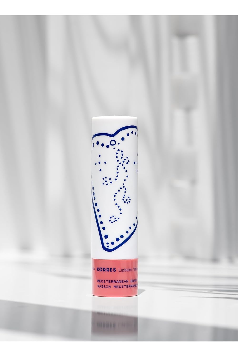 KORRES Lip Butter Stick Mediterranean Grape Hydrating Lip Balm with Greek Hypericum Balsam Oil, Moisturizing & Subtle Tint for Soft Lips, Lip Care for Women & Men, 0.17 oz - Image 3