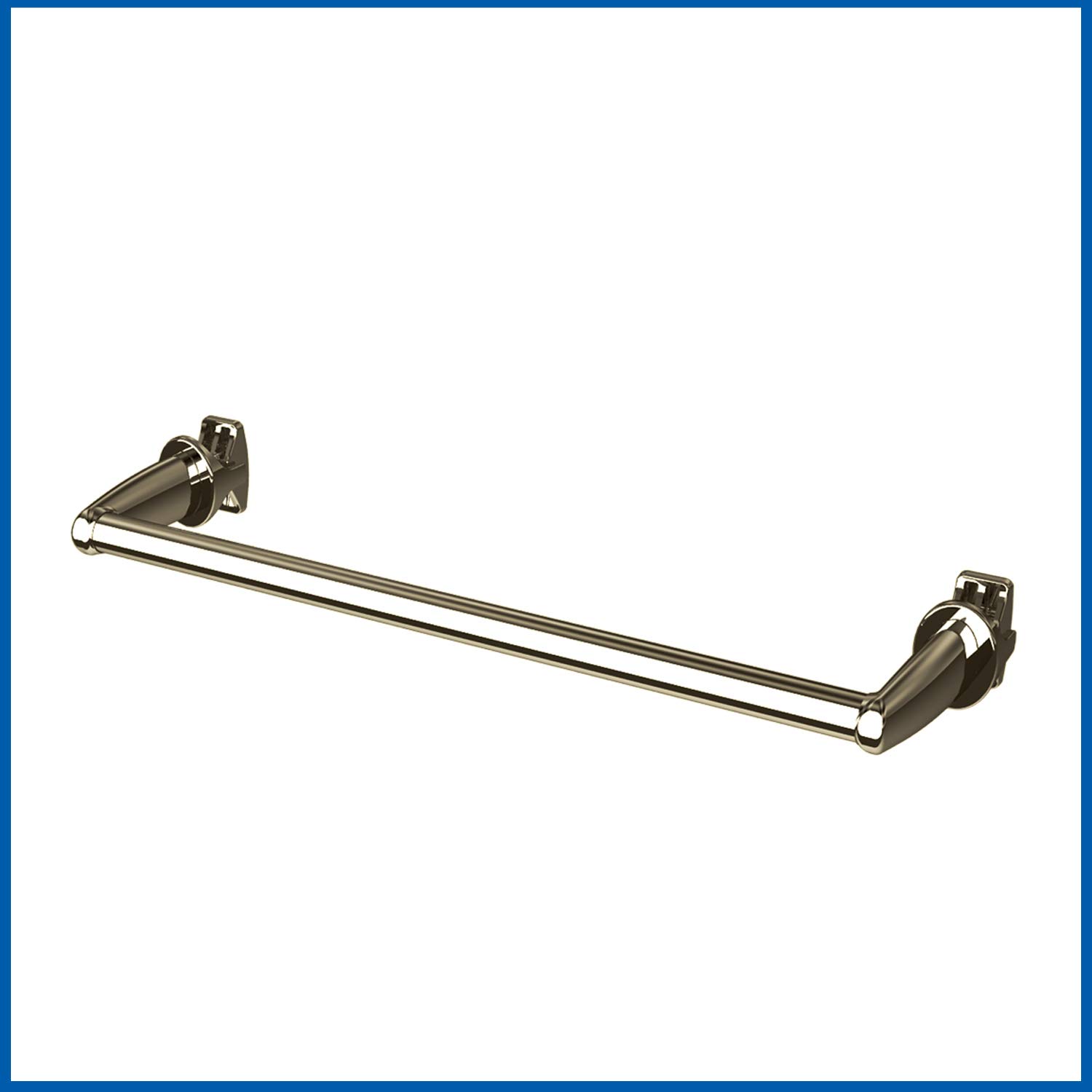 Basic Handtuchstange Handtuchhalter für Badheizkörper Länge: 460 mm. (Chrom)