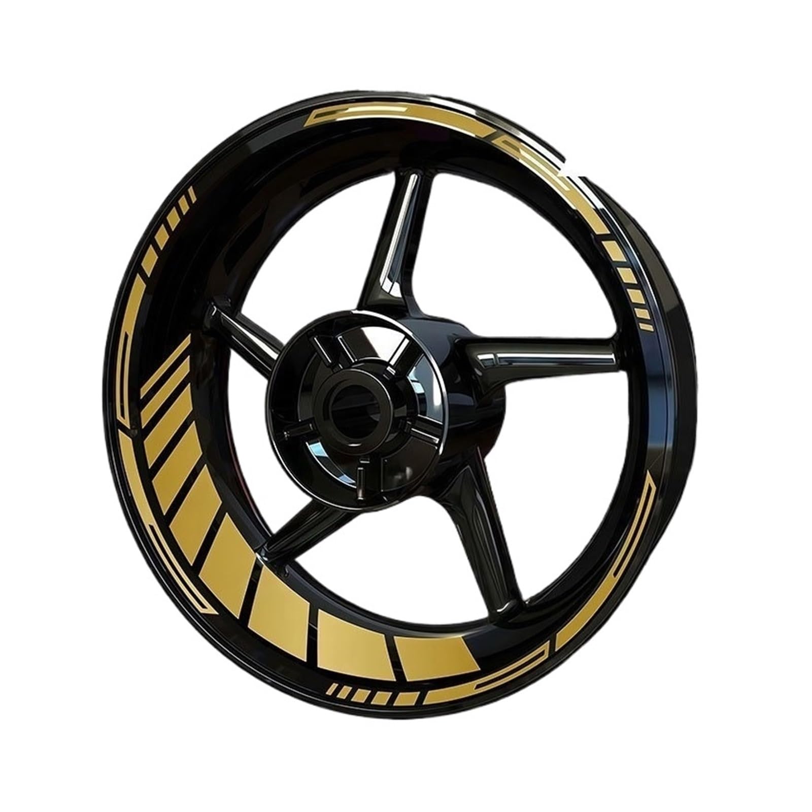 Reflective Sticker 16pcs/Sheet for 17in Motorcycle Hub Stickers Waterproof DIY Scooter Wheel Rim Modification Self-Adhesive Decals