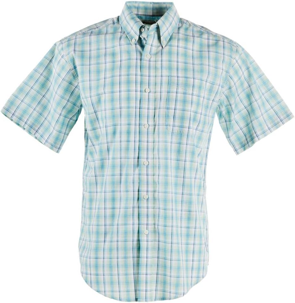 Wrangler Men's Riata Dress Shirt Multi L at Amazon Men’s Clothing store