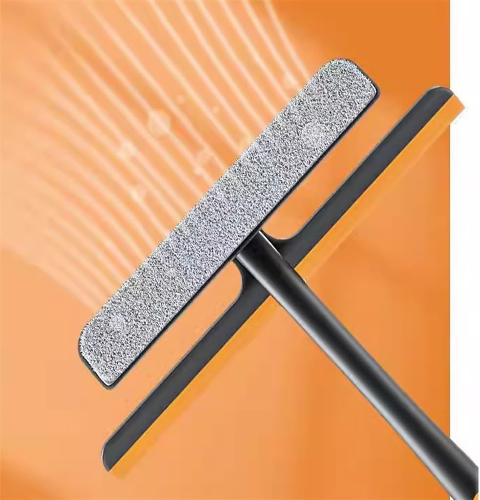 Glass Scrubbing and Scraping Three-in- Multi-Function Screen Window Cleaning Brush Wiper Tool