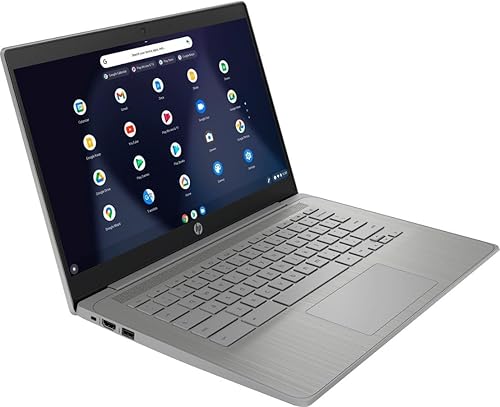 Miniatura 2 de HP Laptop Chromebook HD de 14 pulgadas para estudiantes, Intel Quad-Core N4120 (> N4020), 4 GB de RAM, 64 GB eMMC, WiFi, cámara web, HDMI, USB-A y