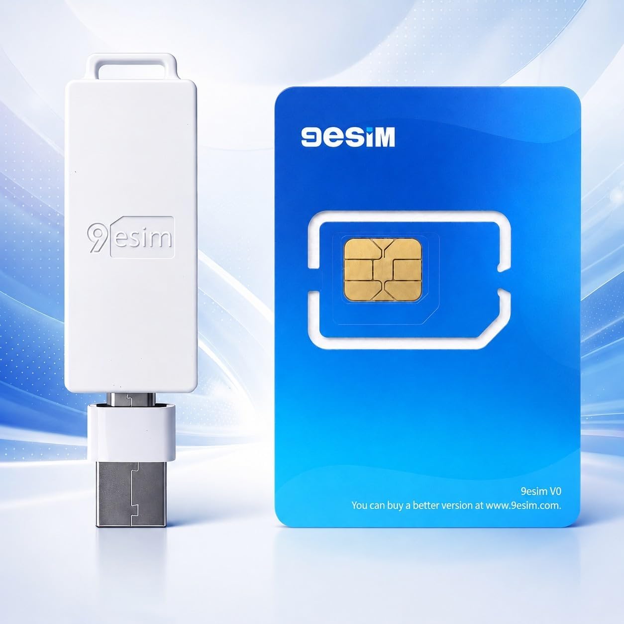 V0 eSIM Card for Unlocked Android – SIM to eSIM Adapter, 15 Profiles, Unlimited Downloads, STK Menu, Pre-Cut Nano/Micro/Standard, Global Travel in USA/Europe/Japan/China