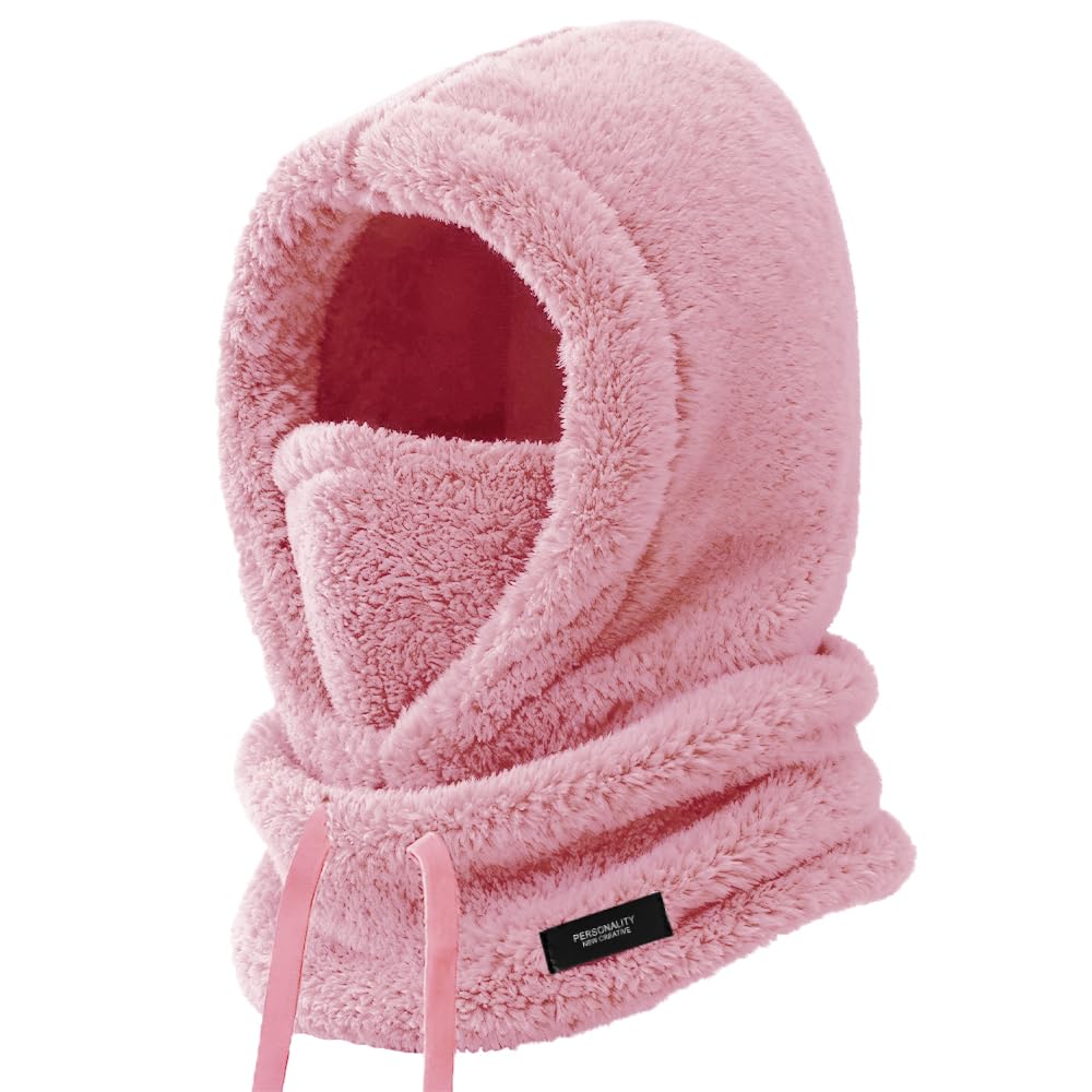 Winter White Black Ski Mask for Men Women Motorcycle Balaclava Face Mask Men Sheisty Mask Pink Face Cover