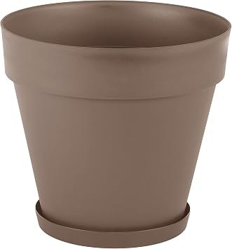 Serinova YS08 Yal  Saks  Drenaj Aparatl  Tabakl  Dekoratif Saks  55cm, 76 Litre Mocha