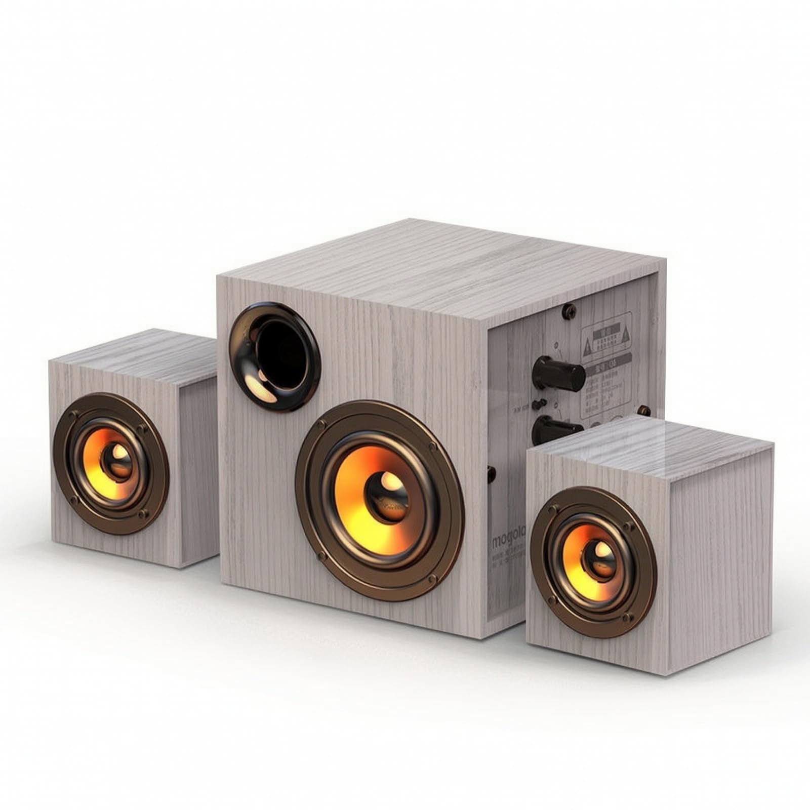 Altavoz Multimedia Set 2.1 con Subwoofer, Color to 2, Style to 2