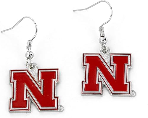 Miniatura 33 de aminco NCAA - Aretes colgantes unisex para adultos con logotipo de la NCAA North Carolina Tar Heels