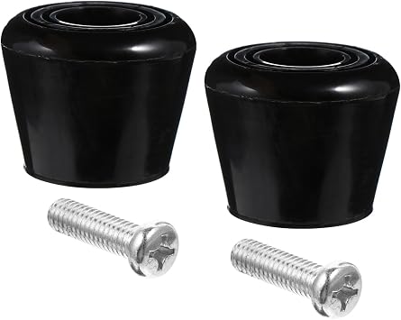 Operitacx Roller Skates Brake Head 4pcs PU Black for Balancing